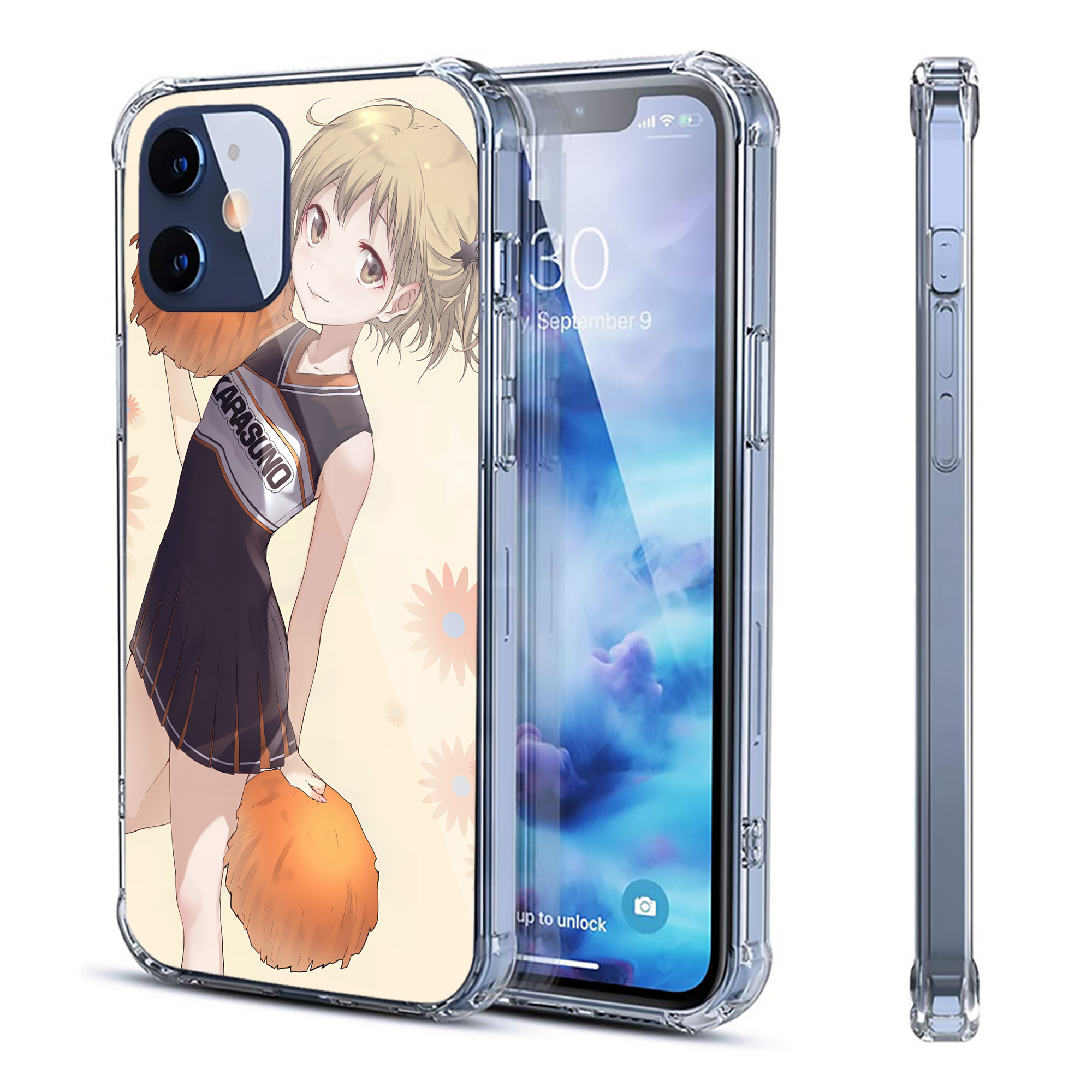 （画像用） ハイキュー!! Haikyu!! 【iPhone 12シリーズ対応】透明スマホケース（クリアソフトケース）